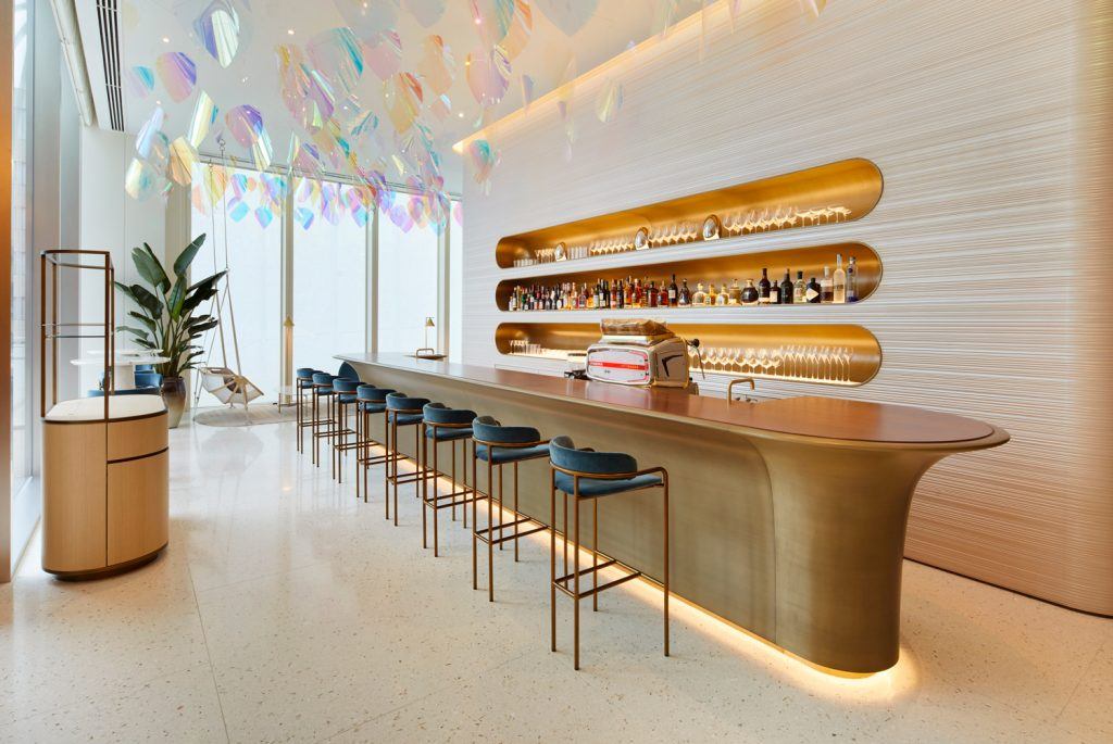 Louis Vuitton Mykonos  Hostels design, Restaurant design