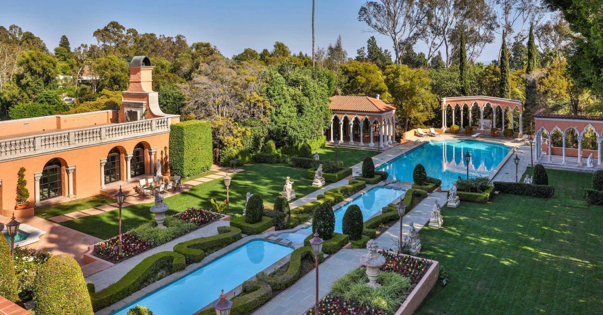 William Randolph Hearst’s Beverly Hills Mansion Lists For