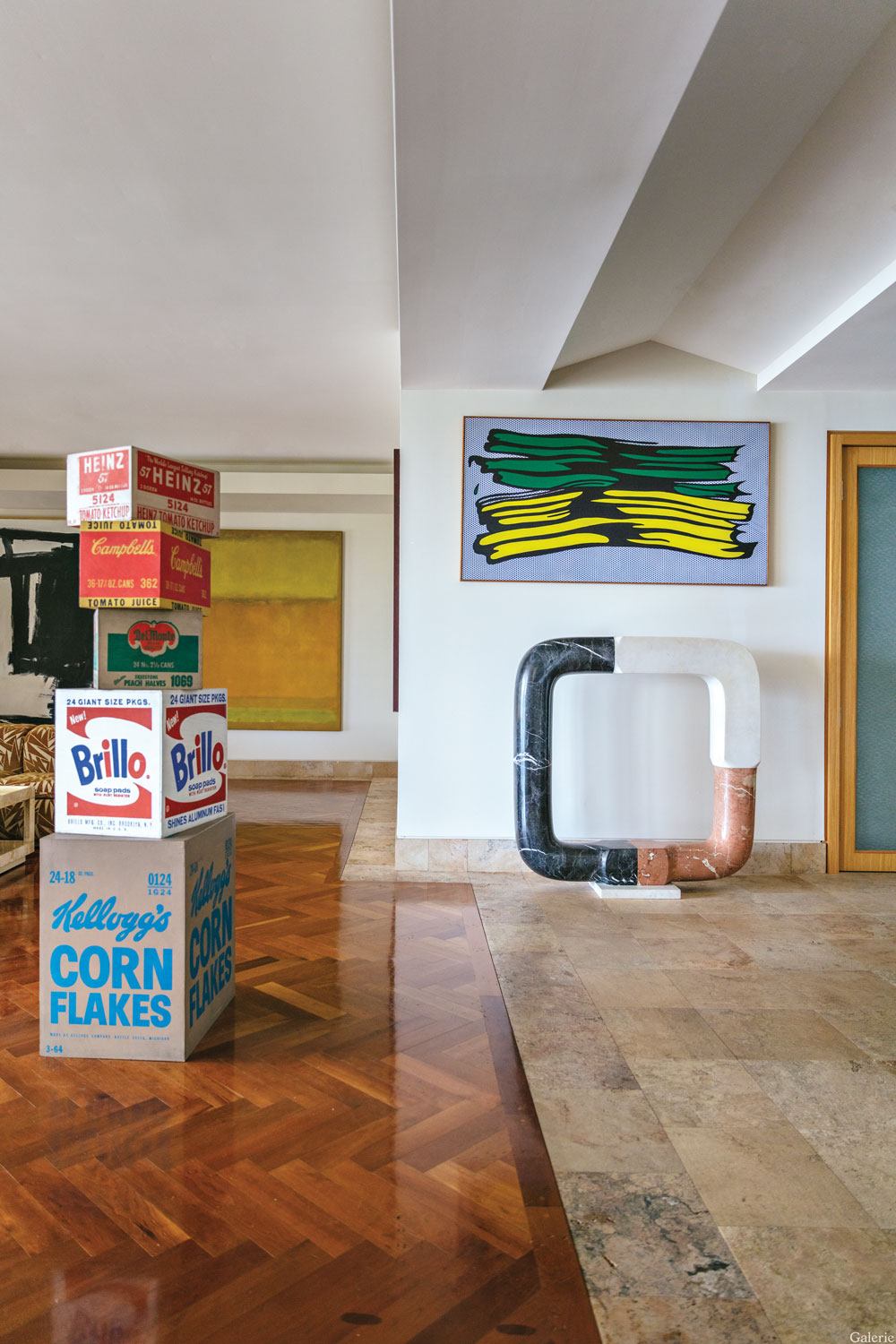 Works by Andy Warhol, Roy Lichtenstein, and Isamu Noguchi animate the Miami home of collector Martin Margulies.