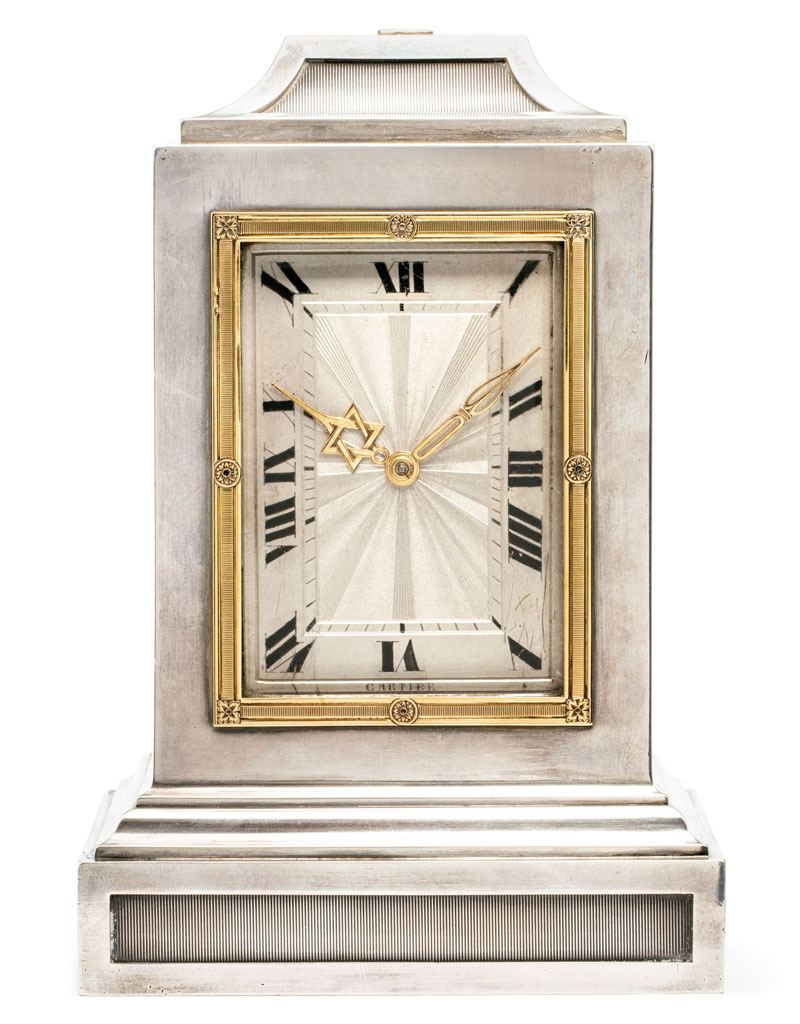 cartier mystery clock for sale